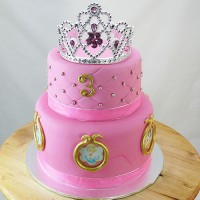 Princess Cake - Disney Princesses 2 Tier Cake